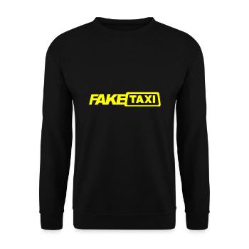 Fake Taxi Driver - Unisex Sweatshirt - black - Front - Alina (178cm) & Michal (187cm)