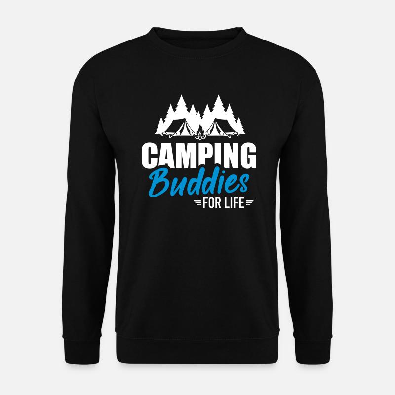 Camping - Unisex Pullover - Schwarz