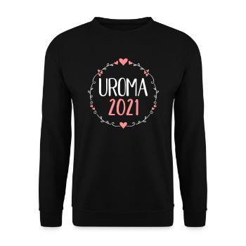 Uroma 2021 - Unisex Pullover - Schwarz - Vorne - Alina (178cm) & Michal (187cm)