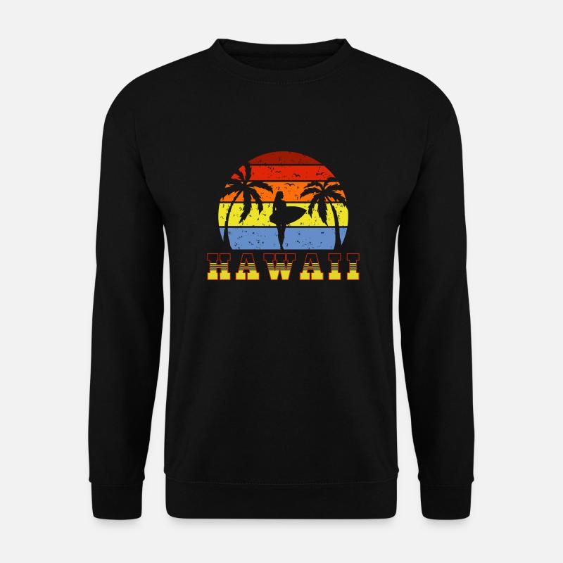 HAWAII - Unisex Pullover - Schwarz
