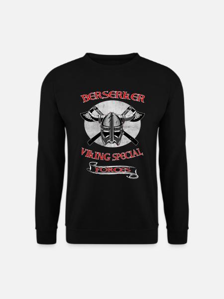 Viking Skull Skull Axe Valhalla - Sweat-shirt Unisexe - noir