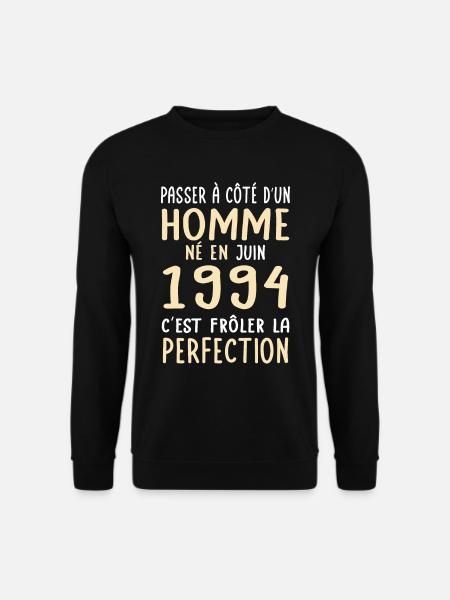 Anniversaire 30 ans - Né en Juin 1994 - Sweat-shirt Unisexe - noir