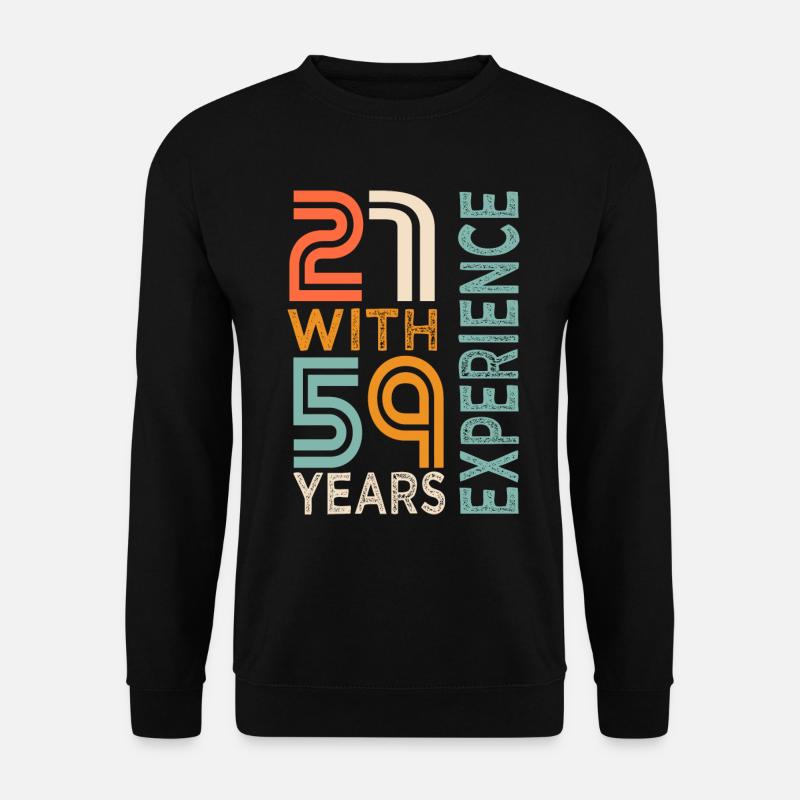 80th Anniversary Gift 80 Years - Unisex Sweatshirt - black