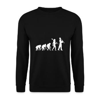 Joueur de hautbois Oboe Evolution Marching Band Instrumen - Sweat-shirt Unisexe - noir - Devant - Alina (178cm) & Michal (187cm)
