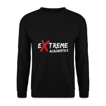 Extreme Acrobatics Gymnast Gymnastics Acrobat Acro - Unisex Pullover - Schwarz - Vorne - Alina (178cm) & Michal (187cm)
