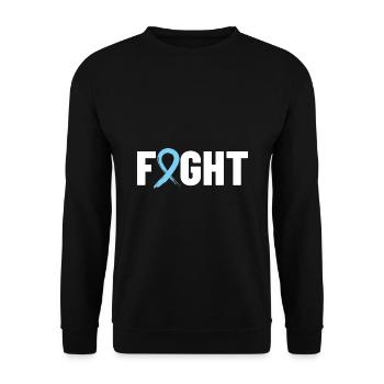 Fight Cancer Cancer Beaten Cancer Survivor Chemoth - Unisex Pullover - Schwarz - Vorne - Alina (178cm) & Michal (187cm)