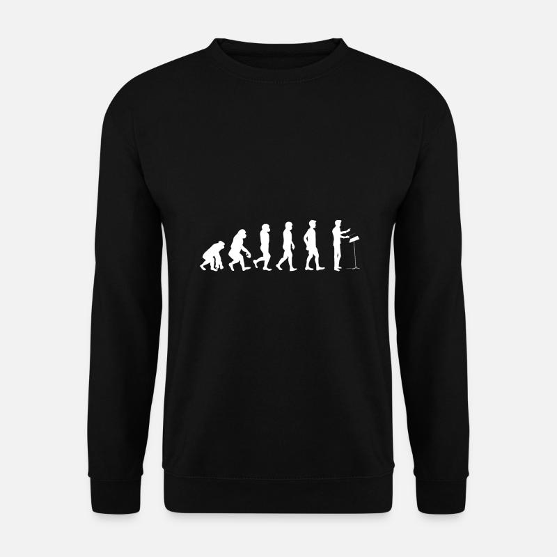 évolution chef d'orchestre Idée cadeau - Darwin - Sweat-shirt Unisexe - noir