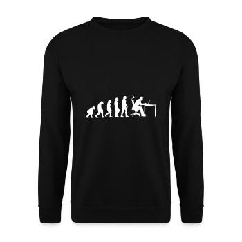 Evolution Of Man Coding Software Developer Program - Unisex Pullover - Schwarz - Vorne - Alina (178cm) & Michal (187cm)
