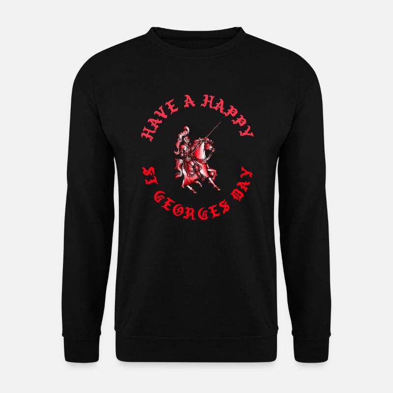 St George, Englisches Erbe - Unisex Pullover - Schwarz