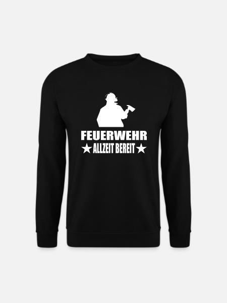 Feuerwehr - Unisex Pullover - Schwarz