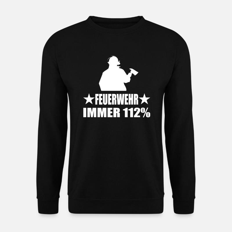 Feuerwehr - Unisex Pullover - Schwarz