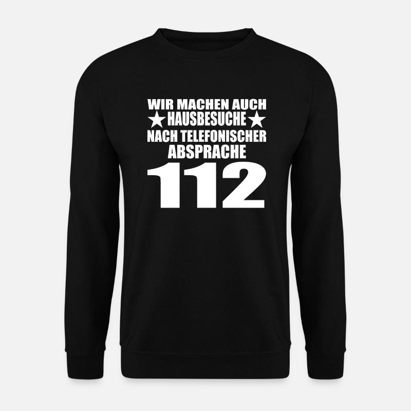 Feuerwehr - Unisex Pullover - Schwarz
