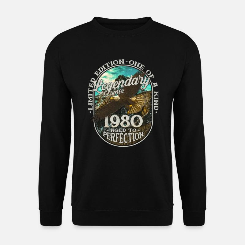 Legendär seit 1980 - Unisex Pullover - Schwarz