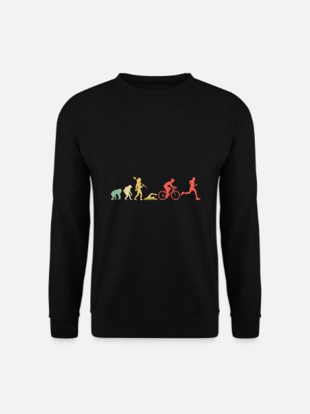 Evolution Triathlon Run Bike Swim Triathlète Triat - Sweat-shirt Unisexe - noir