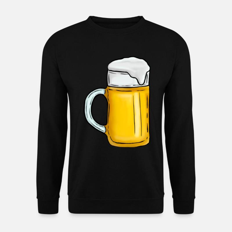 Beer mug - Unisex Sweatshirt - black