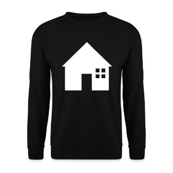 Haus - Unisex Pullover - Schwarz - Vorne - Alina (178cm) & Michal (187cm)