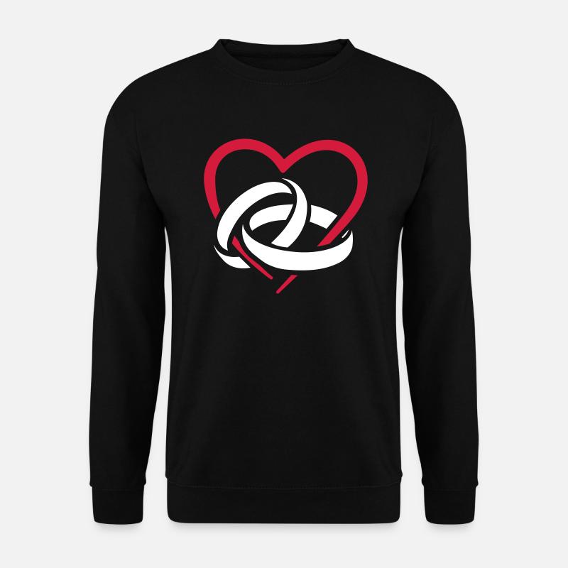 Hochzeit - Unisex Pullover - Schwarz