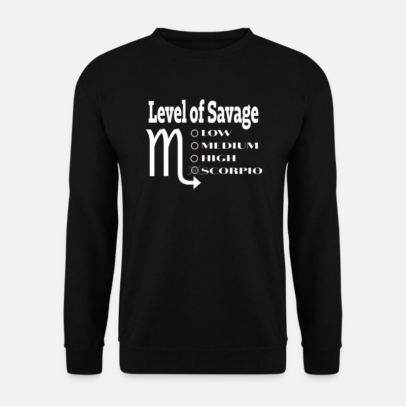 Sternzeichen Skorpion - Unisex Pullover - Schwarz