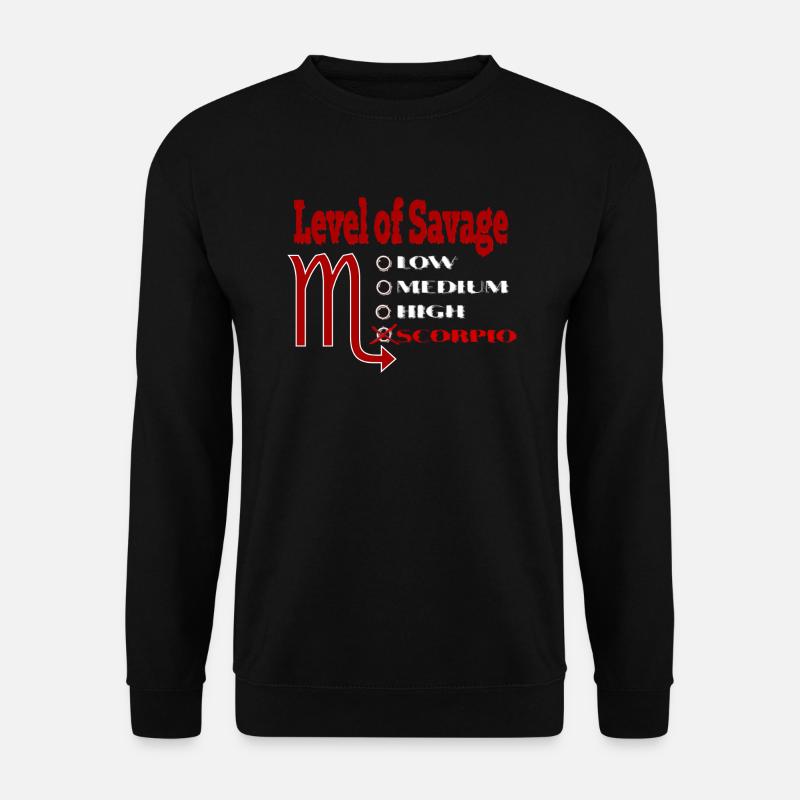 Sternzeichen Skorpion - Unisex Pullover - Schwarz
