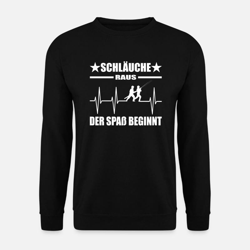 Feuerwehr - Unisex Pullover - Schwarz