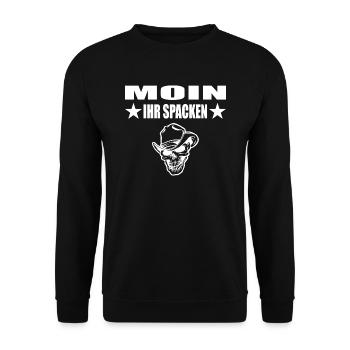 Moin - Unisex Pullover - Schwarz - Vorne - Alina (178cm) & Michal (187cm)