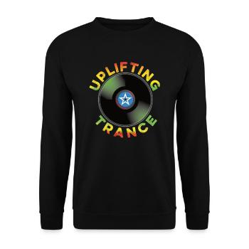 Uplifting Trance - music - Unisex Sweatshirt - black - Front - Alina (178cm) & Michal (187cm)