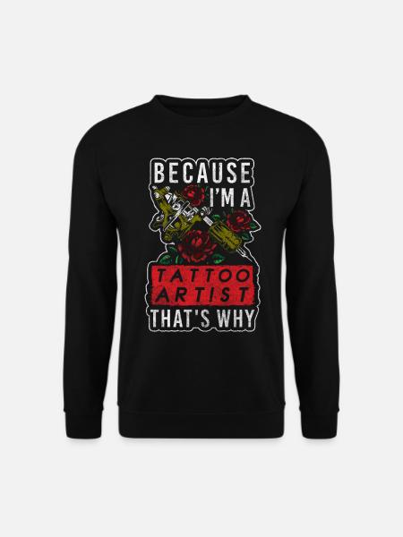 Tattoo Tätowierung Ink Kunst - Unisex Pullover - Schwarz