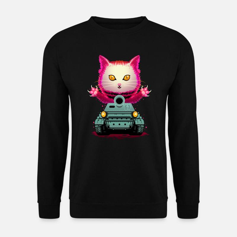 KUCING GILLA - Unisex Sweatshirt - black