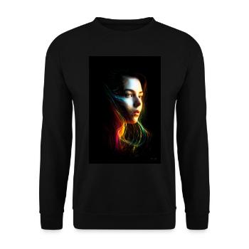 Sensual 2 - Unisex Sweatshirt - black - Front - Alina (178cm) & Michal (187cm)