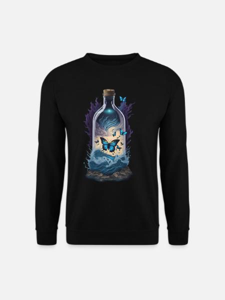 Schmetterling - Unisex Pullover - Schwarz