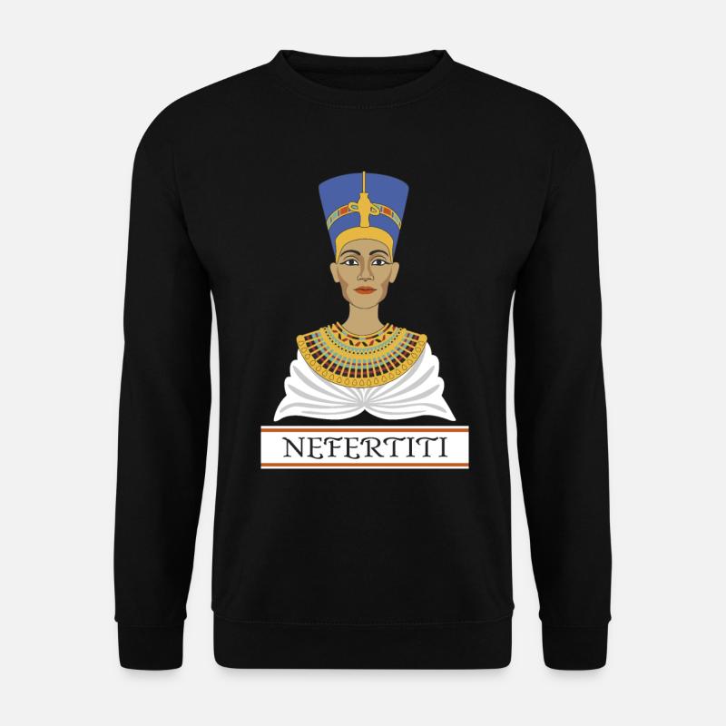 Nofretete - Unisex Pullover - Schwarz