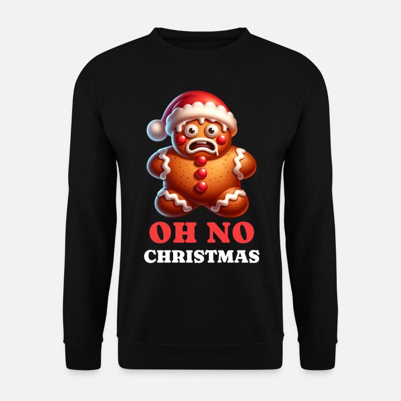 Lebkuchen Christmas Xmas Weihnachten - Unisex Pullover - Schwarz