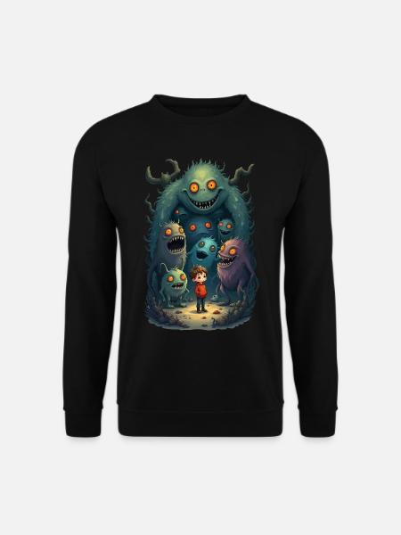 My Monster Friends - Unisex Sweatshirt - black