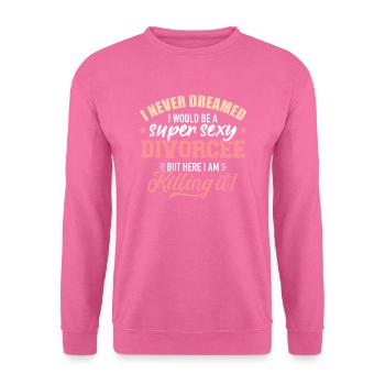 Scheidung - Unisex Pullover - Pink - Vorne