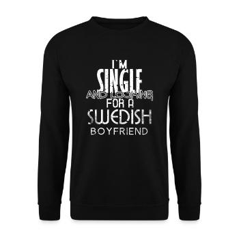 Suède - Sweat-shirt Unisexe - noir - Devant - Alina (178cm) & Michal (187cm)