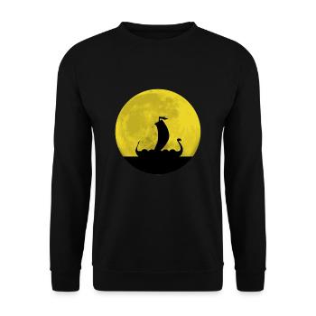 Suède - Sweat-shirt Unisexe - noir - Devant - Alina (178cm) & Michal (187cm)