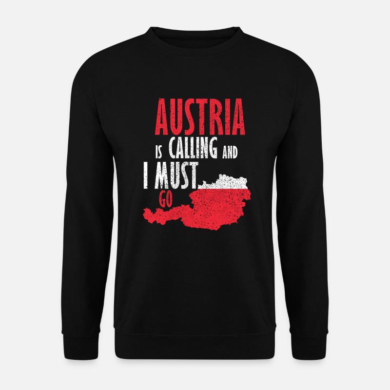 Österreich - Unisex Pullover - Schwarz