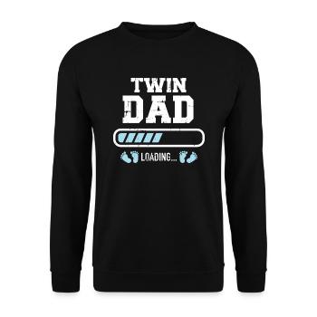 jumeaux - Sweat-shirt Unisexe - noir - Devant - Alina (178cm) & Michal (187cm)