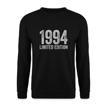 Millésime 1994 édition limitée anniversaire - Sweat-shirt Unisexe - noir - Devant - Alina (178cm) & Michal (187cm)