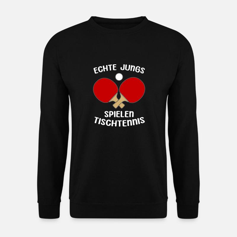 Tischtennis Tischtennisspieler - Unisex Pullover - Schwarz