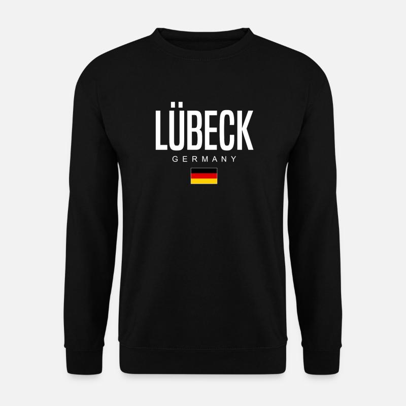 Lübeck - Unisex Pullover - Schwarz