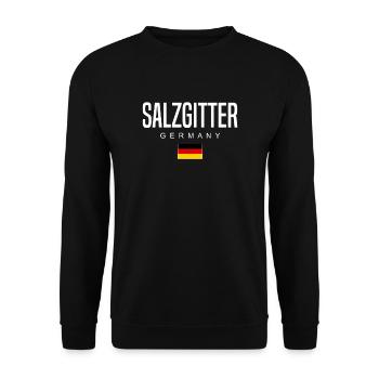 Salzgitter - Unisex Pullover - Schwarz - Vorne - Alina (178cm) & Michal (187cm)