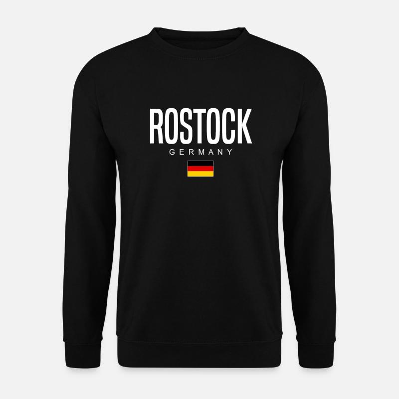 Rostock - Unisex Pullover - Schwarz