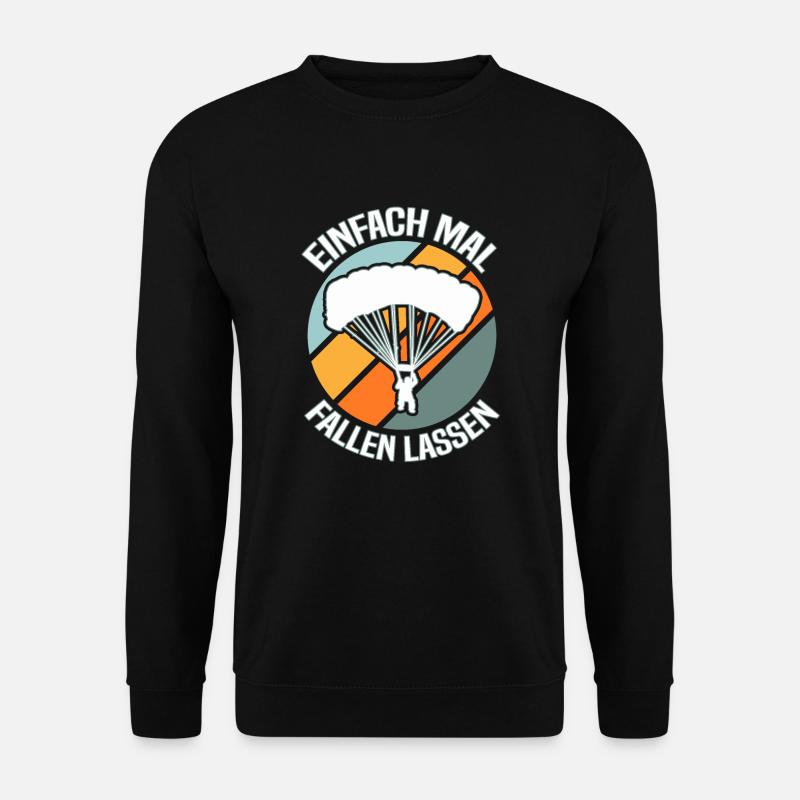 Skydiving Skydiver - Unisex Sweatshirt - black