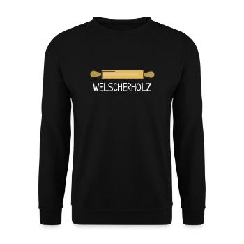 Welscherholz, Hesse, Hesse, dialecte hessois - Sweat-shirt Unisexe - noir - Devant - Alina (178cm) & Michal (187cm)
