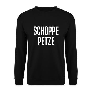 Schoppepetze Hessen Hesse Dialecte hessois - Sweat-shirt Unisexe - noir - Devant - Alina (178cm) & Michal (187cm)
