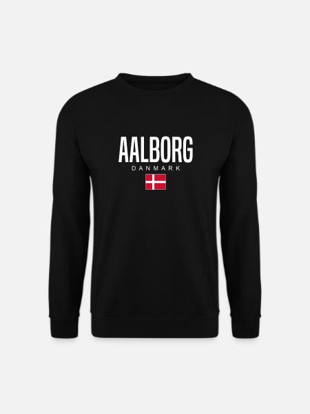 Aalborg, Denmark - Unisex Sweatshirt - black
