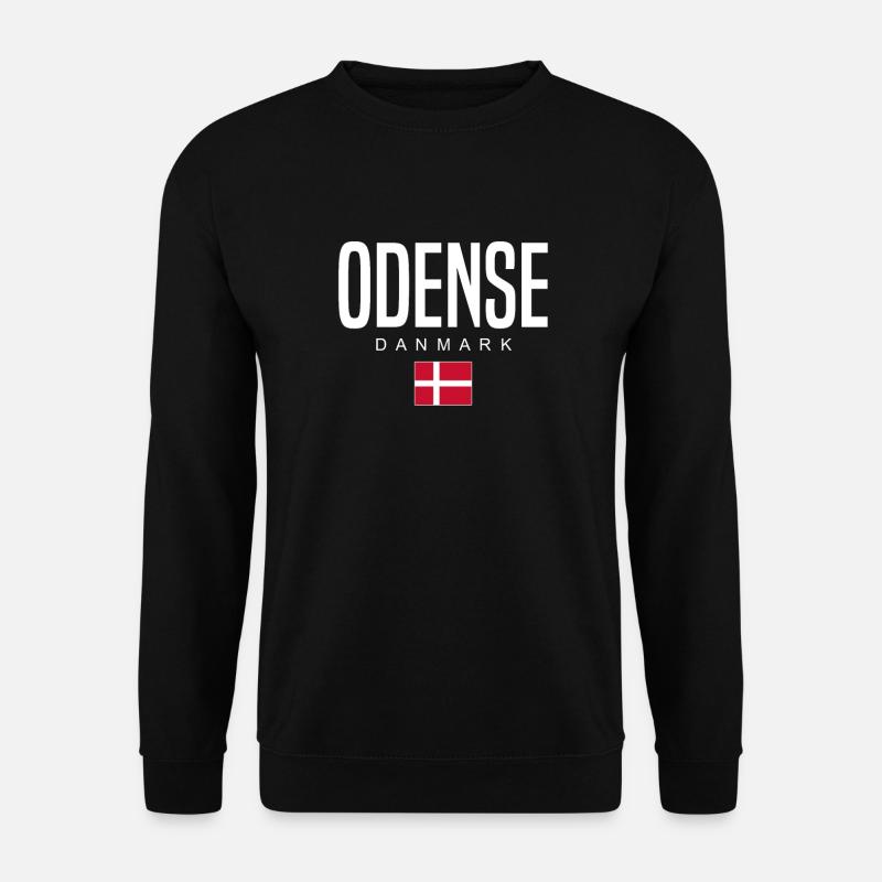 Odense, Denmark - Unisex Sweatshirt - black