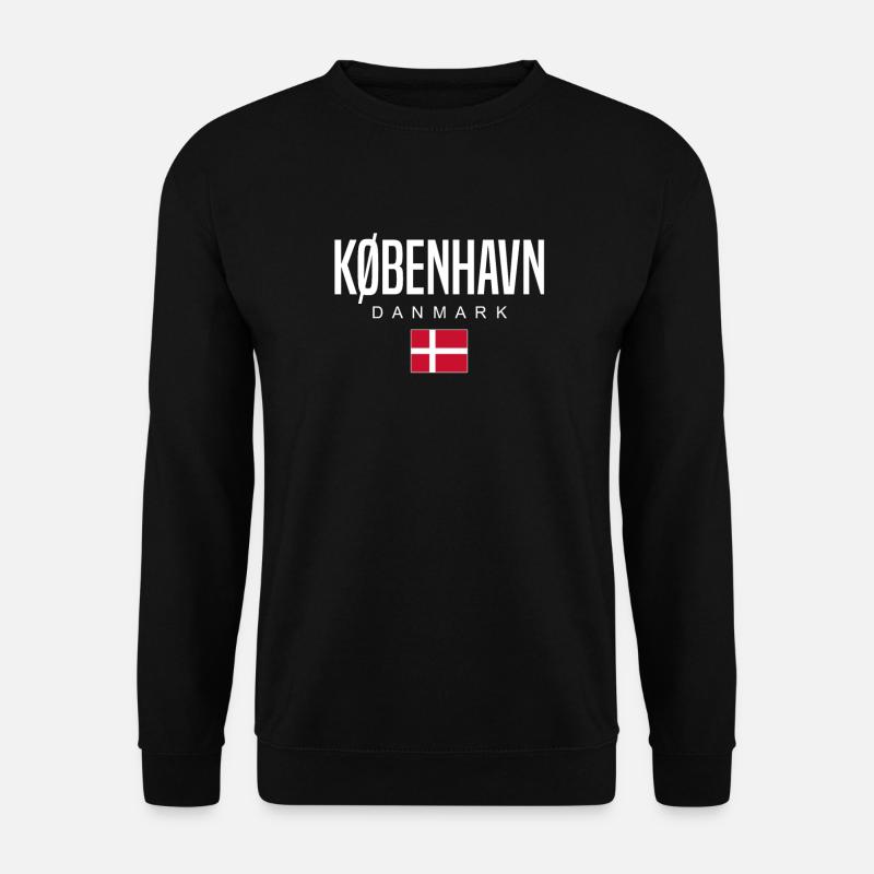 Kopenhagen Dänemark - Unisex Pullover - Schwarz