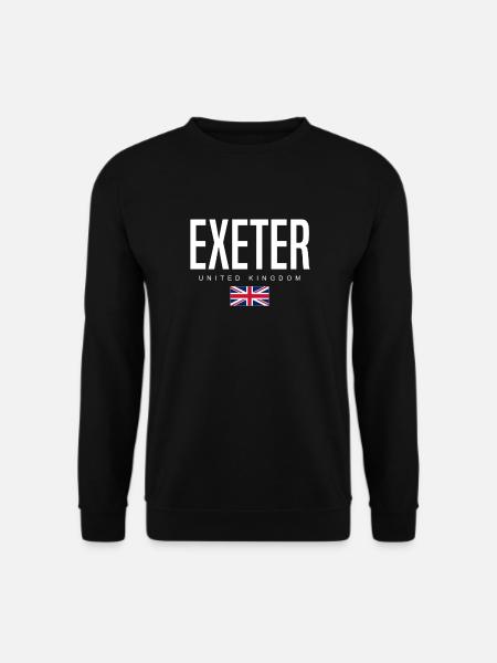 Exeter, Royaume-Uni - Sweat-shirt Unisexe - noir